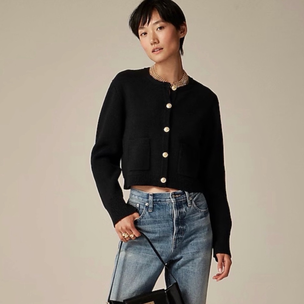 J. Crew Navy Knit Sweater